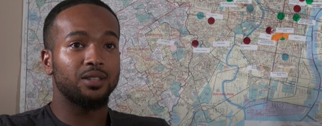 Interview and map