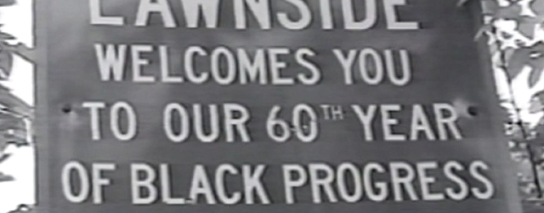 Lawnside welcome sign