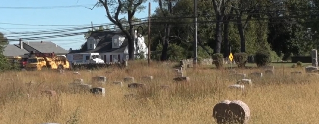 Cemetery wide view
