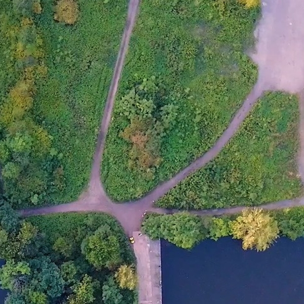 drone shot