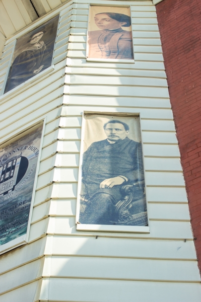 tanner family portrait photos in windows