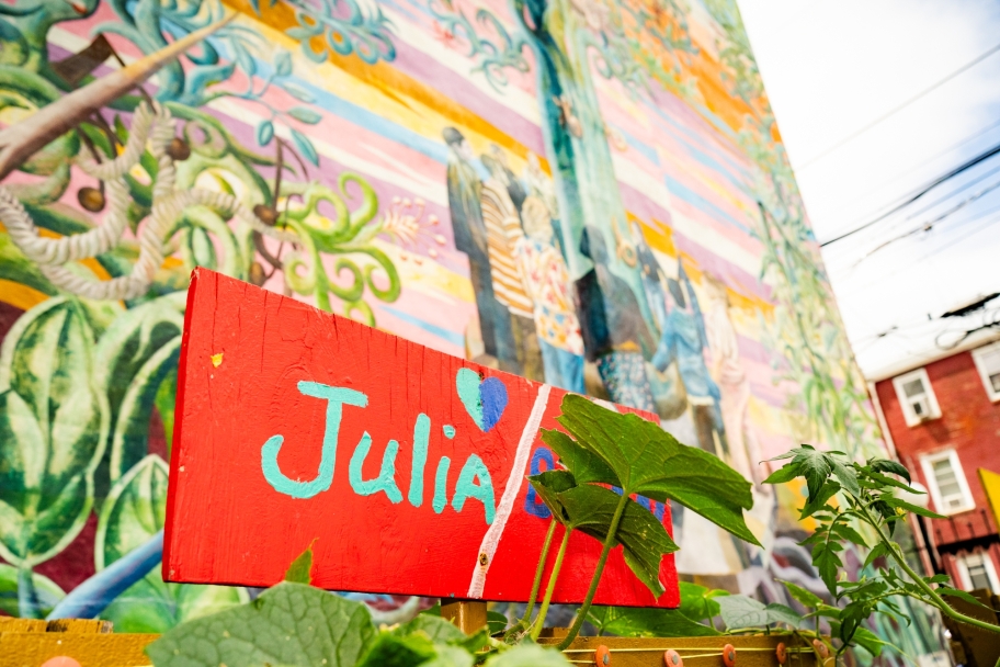 "Julia" mural