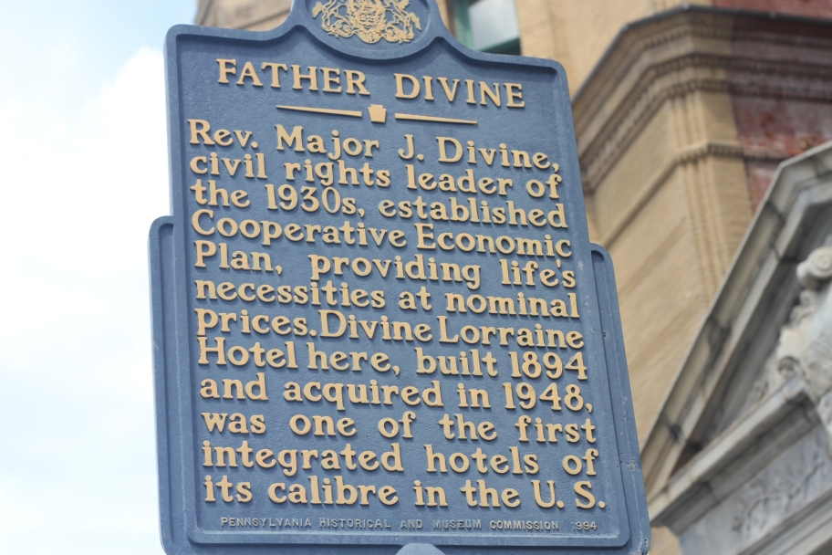 "Father Divine" historical sign