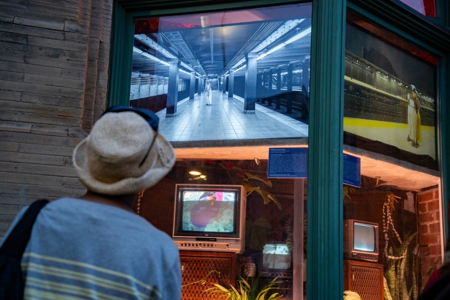 it be your own people video installation | Photo by Cam Duncan