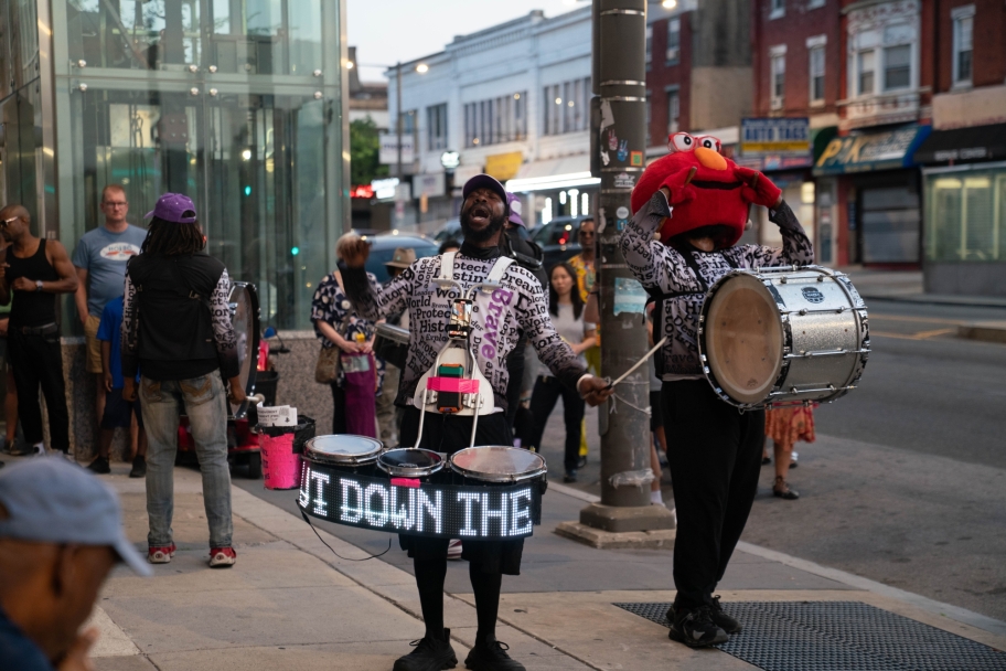 drumline playing