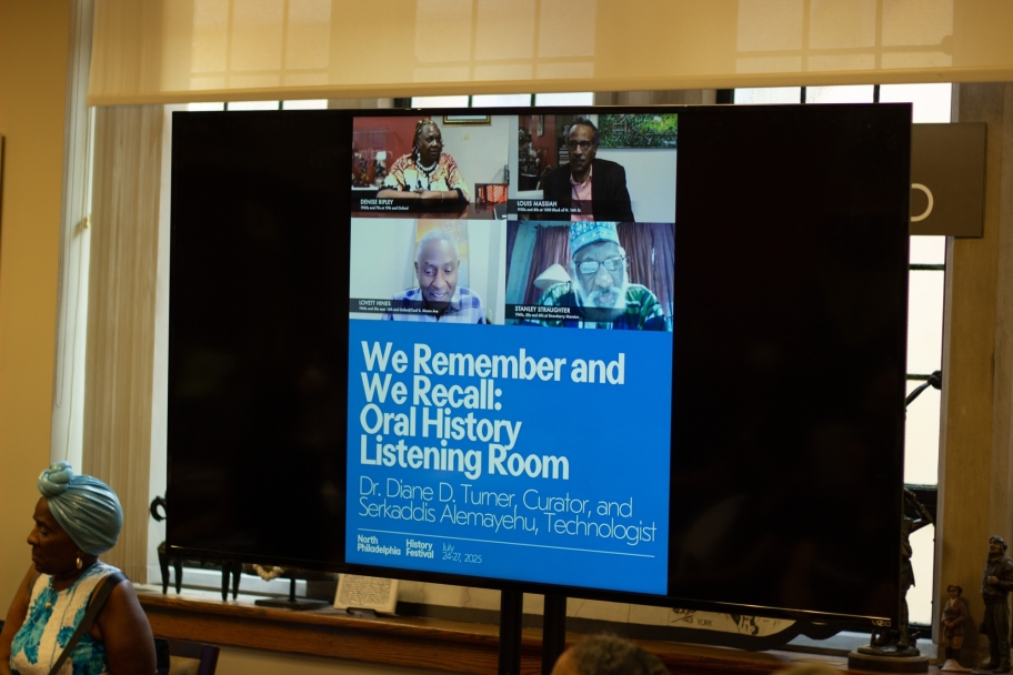 We Remember We Recall graphic on TV
