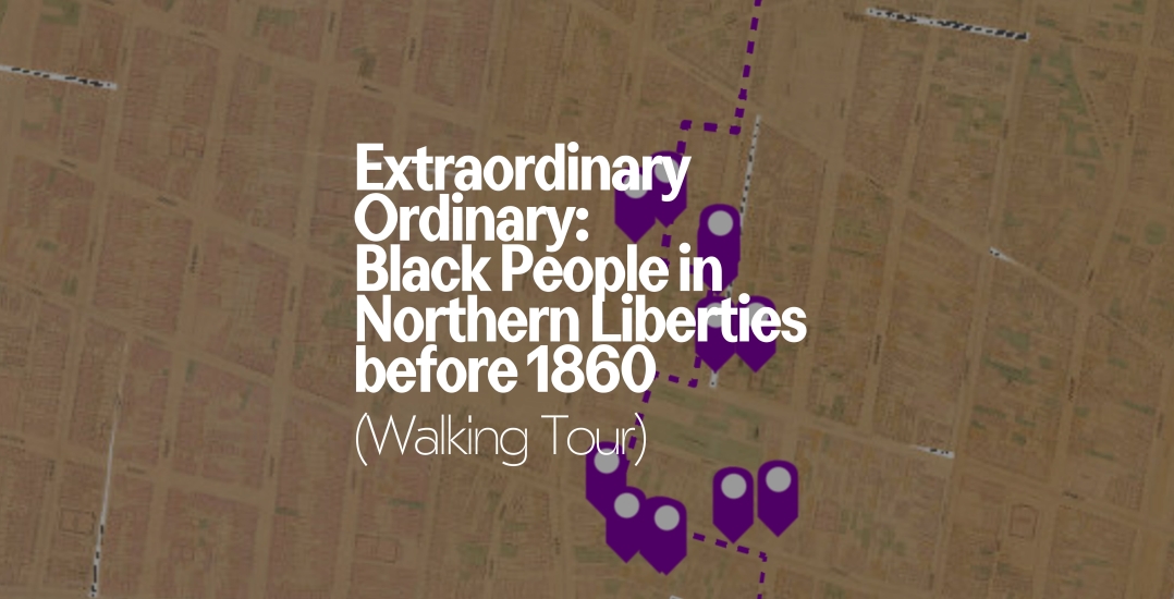 Image of purple pins on a map of Northern Liberties