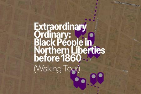 Image of purple pins on a map of Northern Liberties