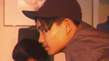 Image of spectator watching a dance battle