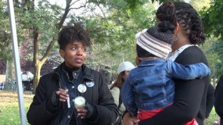 Conversation in the park