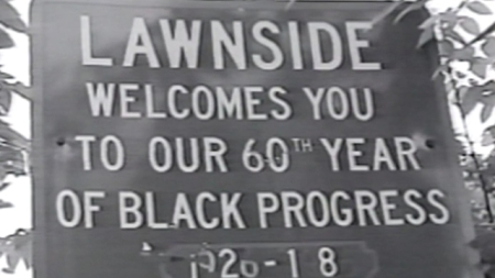 Lawnside welcome sign