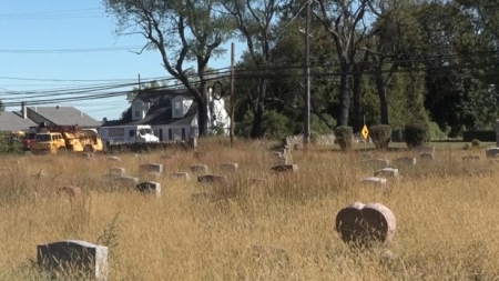 Cemetery wide view