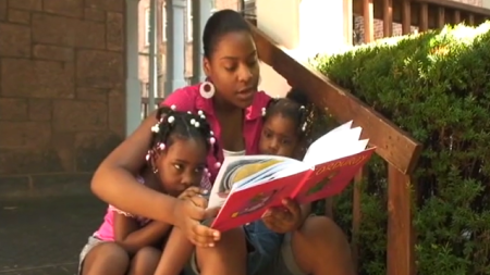 Reading to small children